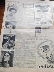 Cumhuriyet Gazetesi - 13 Ağustos 1952 - Tercih Ölçüsü Yazan Nadir Nadi Köşe Yazısı - Yeni Devlet Baremin İhtiva Edeceği Esaslar - Çanakkale Ziyaretinden Göz Yaşartıcı Levhalar - Otomobil Kazaları Büyük Bir Hızla Artıyor - Dünya İktisat Kulübünde 3 Türk Odası Var Bu Odalar Ankara İstanbul Ve Umurbey Adlarını Taşıyorlar - Nuri Demirağ Kurduğu Partiden İhraç Edilmiş - Ortadoğu Komutanlığı Ve Arap Birliği - Hayvan Çiftliği Yazan George Orwel Yazı Dizisi - Kodak Film - Ürgüp'e Dair Yazan Bedri Rahmi Eyüboğlu Köşe Yazısı - Hamiyet Yüceses Celal Şahin Mefharet Yıldırım Cağaloğlu Çiftesaraylar Bahçesinde - Ruh Gurbetinde Yazan Kerime Nadir Yazı Dizisi - Karakter Sahibi Erkek Yazan Burhan Felek Köşe Yazısı - Yenicede 21 Kişi Kuduza Tutuldu - Türkiye Bisiklet Müsabakaları - Yeşil Ayna Yazan Hugh Walpole Yazı Dizisi - Japon Atletleri İstanbula Geliyor - Amerika'da 3 Hafta Yazan Abidin Daver Köşe Yazısı - Avrupa Güzeli Kim Olacak - Fransa Güzeli Nicole Drouin Fotoğraf - Volvo Kamyonları - Norge