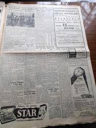 Cumhuriyet Gazetesi - 13 Ağustos 1952 - Tercih Ölçüsü Yazan Nadir Nadi Köşe Yazısı - Yeni Devlet Baremin İhtiva Edeceği Esaslar - Çanakkale Ziyaretinden Göz Yaşartıcı Levhalar - Otomobil Kazaları Büyük Bir Hızla Artıyor - Dünya İktisat Kulübünde 3 Türk Odası Var Bu Odalar Ankara İstanbul Ve Umurbey Adlarını Taşıyorlar - Nuri Demirağ Kurduğu Partiden İhraç Edilmiş - Ortadoğu Komutanlığı Ve Arap Birliği - Hayvan Çiftliği Yazan George Orwel Yazı Dizisi - Kodak Film - Ürgüp'e Dair Yazan Bedri Rahmi Eyüboğlu Köşe Yazısı - Hamiyet Yüceses Celal Şahin Mefharet Yıldırım Cağaloğlu Çiftesaraylar Bahçesinde - Ruh Gurbetinde Yazan Kerime Nadir Yazı Dizisi - Karakter Sahibi Erkek Yazan Burhan Felek Köşe Yazısı - Yenicede 21 Kişi Kuduza Tutuldu - Türkiye Bisiklet Müsabakaları - Yeşil Ayna Yazan Hugh Walpole Yazı Dizisi - Japon Atletleri İstanbula Geliyor - Amerika'da 3 Hafta Yazan Abidin Daver Köşe Yazısı - Avrupa Güzeli Kim Olacak - Fransa Güzeli Nicole Drouin Fotoğraf - Volvo Kamyonları - Norge