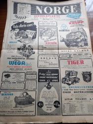 Cumhuriyet Gazetesi - 13 Ağustos 1952 - Tercih Ölçüsü Yazan Nadir Nadi Köşe Yazısı - Yeni Devlet Baremin İhtiva Edeceği Esaslar - Çanakkale Ziyaretinden Göz Yaşartıcı Levhalar - Otomobil Kazaları Büyük Bir Hızla Artıyor - Dünya İktisat Kulübünde 3 Türk Odası Var Bu Odalar Ankara İstanbul Ve Umurbey Adlarını Taşıyorlar - Nuri Demirağ Kurduğu Partiden İhraç Edilmiş - Ortadoğu Komutanlığı Ve Arap Birliği - Hayvan Çiftliği Yazan George Orwel Yazı Dizisi - Kodak Film - Ürgüp'e Dair Yazan Bedri Rahmi Eyüboğlu Köşe Yazısı - Hamiyet Yüceses Celal Şahin Mefharet Yıldırım Cağaloğlu Çiftesaraylar Bahçesinde - Ruh Gurbetinde Yazan Kerime Nadir Yazı Dizisi - Karakter Sahibi Erkek Yazan Burhan Felek Köşe Yazısı - Yenicede 21 Kişi Kuduza Tutuldu - Türkiye Bisiklet Müsabakaları - Yeşil Ayna Yazan Hugh Walpole Yazı Dizisi - Japon Atletleri İstanbula Geliyor - Amerika'da 3 Hafta Yazan Abidin Daver Köşe Yazısı - Avrupa Güzeli Kim Olacak - Fransa Güzeli Nicole Drouin Fotoğraf - Volvo Kamyonları - Norge