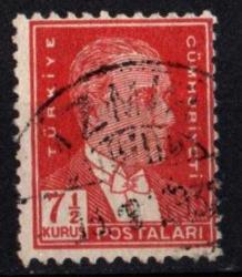 1933-1940 İkinci ATATURK Serisi 7.5 Kuruş (ws0714)
