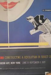Stenberg Kardeşler Avangart Sovyet Tasarım Sergisi Posteri- New York 1997