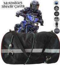 sevbags motosiklet silindir çanta gergi lastikli 30xx40