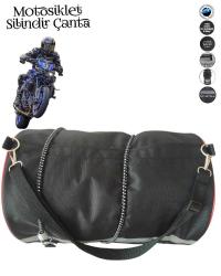 sevbags motosiklet silindir çanta gergi lastikli 30xx40