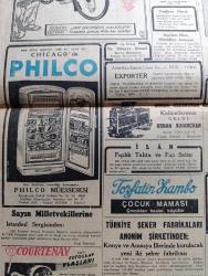 Cumhuriyet Gazetesi - 31 Temmuz 1952 - Barut Fıçısı Yazanlar Nadir Nadi Köşe Yazısı - İran Çok Mühim Hadiseler Arifesinde - CHP Meclisinin İçtimaları Dün Bitti Bir Tebliğ Yayınlandı - Mısır'a Girip Çıkmak Yasak Edildi - Helsinki'den Dönen İlk Olimpiyat Kafilesinin Yeşilköy'de Karşılaştığı Alakasızlık Fotoğraf - Lübnan'da Kapatılan Gazeteler - Kore Değiştirme Birliğimiz Dün Hareket Etti -  Hayvan Çiftliği Yazan George Orwel Yazı Dizisi - Rüyam Atlantiği Nasıl Geçti Yazan Vedad Abud Yazı Dizisi - Ruh Gurbetinde Yazan Kerime Nadir Yazı Dizisi - Profesör Nimbüs'ün Maceraları Karikatür - Ziraat Hoca Ve Naşiri Salih Zeki Vefat Etti - Dünyanın En Kuvvetli Basketbol Takımı Harlem Globe Totters Takımı Geliyor - Zafer Ordusu Filmi Bugün Elhamra'da - Yıldırım Ordusu Lale Sinemasında - Atatürk'e Aid Yeni Bir Hatıra - Cadillac Otomobil - Rudge Bisikletleri - Arı Unları - Philco Buzdolabı - Saint Joseph Lisesinden Yetişenler Balosu Suadiye Plaj Gazinosunda - Blendax Traş Kremi
