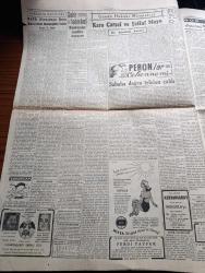 Cumhuriyet Gazetesi - 17 Ağustos 1952 - Onun İzinde Yazan Nadir Nadi Köşe Yazısı - Celal Bayar Amerikan Ordu Bakanı Frank Pace'i Kabul Etti Fotoğraf - Adnan Menderes - Arap İsrail İhtilafı - Nuh'un Gemisi Niçin Bulunamadı Yaşar Kemal Bildiriyor - Kıymetli Sanatkarımız Nurullah Şevket Taşkıran'ı Kaybettik - Sabık Mısır Kralı Faruğun Halifeliği - Üniversite Rektörü Kazım İsmail Gürkan'ın Beyanatı - Müsabakaya Girecek Güzellerin Napoli'de Çekilen İlk Resimleri - Hamiyet Yüceses Ve İsmail Dümbüllü Beşiktaş Bahçesinde - Bankacılar Sendika Kuruyor - Kara Çarşaf Ve Şeffaf Mayo Yazan Doçent Doktor Nurullah Kunter - Peron'lar Cehennemi Yazan Doktor Alberto Caride Yazı Dizisi - Ruh Gurbetinde Yazan Kerime Nadir Yazı Dizisi - 175 İlim Adamı Ankara Vapuruyla İstanbula Geliyor - Güreş Federasyonunun Bilmediğimiz Tarafları Yazan Burhan Felek Köşe - Moda Deniz Kulübünün Yaz Tenis Turnuvası - Haftalık Radyo Programı - Müzeyyen Senar Hacer Buluş Saime Sinan Abdullah Yüce Ferdi Tayfur Ve Sabite Tur Foto