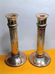 ALMAN GÜMÜŞÜ BİR ÇİFTBÜYÜK BOY MUMLUK