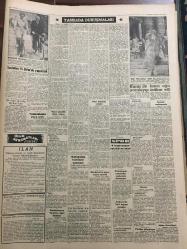 YENİ SABAH GAZETESİ 22 TEMMUZ 1961 YIL :24 SAYI 8029--Seçimler 15 Ekim de Yapılacak --İran da Milli Cephenin Liderleri Tevkif Edildi --Karar :bütün üyeler tarafından ayakta ve alkışlarla karşılandı --Bayar İdam Kararı Verebilirsiniz Dedi --Pilot salimen döndü --Tunus bütün dünyadan gönüllü asker istiyor --Gürsel ,Madanoğlu nun istifasından müteessir ---Karısı ile kızını ağır  yaralayıp intihar  etti --Cezayir açıklarında  tabancalı kovalama ---Sükün mu ,huzur mu ?: Siyavuşgil --İstanbul Rehberi --Kuveyt dün Arap birliğine girdi ---Bazı işportacılar yeni çarşıdan memnun değil --BAC de ki bankalar devletleştiriliyor ---Fenerbahçe Uludağ da bugün kampa giriyor --Galatasaray da bu yıl iki kadro olacak --Yelken takımı  seçildi --Bu yıl 18 meşhur raket geliyor --Atletizm de iki dev :Y.Balaş ve Rudolph --K.Gümrük, Akgün ün yerine K.Erolu aldı ---Fiyatlar yükseliyor --