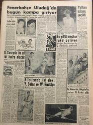 YENİ SABAH GAZETESİ 22 TEMMUZ 1961 YIL :24 SAYI 8029--Seçimler 15 Ekim de Yapılacak --İran da Milli Cephenin Liderleri Tevkif Edildi --Karar :bütün üyeler tarafından ayakta ve alkışlarla karşılandı --Bayar İdam Kararı Verebilirsiniz Dedi --Pilot salimen döndü --Tunus bütün dünyadan gönüllü asker istiyor --Gürsel ,Madanoğlu nun istifasından müteessir ---Karısı ile kızını ağır  yaralayıp intihar  etti --Cezayir açıklarında  tabancalı kovalama ---Sükün mu ,huzur mu ?: Siyavuşgil --İstanbul Rehberi --Kuveyt dün Arap birliğine girdi ---Bazı işportacılar yeni çarşıdan memnun değil --BAC de ki bankalar devletleştiriliyor ---Fenerbahçe Uludağ da bugün kampa giriyor --Galatasaray da bu yıl iki kadro olacak --Yelken takımı  seçildi --Bu yıl 18 meşhur raket geliyor --Atletizm de iki dev :Y.Balaş ve Rudolph --K.Gümrük, Akgün ün yerine K.Erolu aldı ---Fiyatlar yükseliyor --