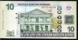 ** SURİNAM ( 10 * DOLLAR ) 2019 - ÇİL