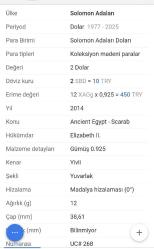 SOLOMON ADALARI 2 DOLLARS 2014 GÜMÜŞ