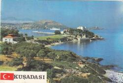 Aydın Kuşadası Muhtelif Görünüm Postadan Geçmiş Pullu