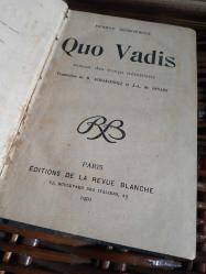 Quo vadis - Henryk Sienkiewicz / Hard cover 1901 - Koleksiyon Kitap