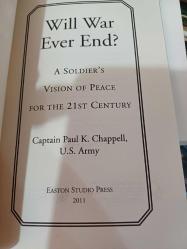 Will War Ever End? A Soldıer's Vısıon Of Peace For The21 ST Century