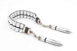 Zamak Malzemeli Usta İşi Mermi Kovanı Zaza Tesbih