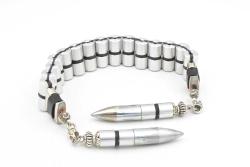 Zamak Malzemeli Usta İşi Mermi Kovanı Zaza Tesbih