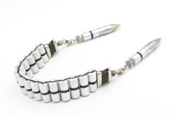 Zamak Malzemeli Usta İşi Mermi Kovanı Zaza Tesbih