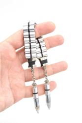 Zamak Malzemeli Usta İşi Mermi Kovanı Zaza Tesbih