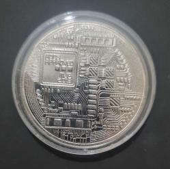 Bitcoin hatıra madalyonu
