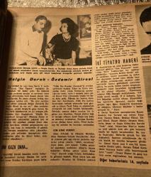 Ses Dergisi  21 Temmuz 1962  Sayı 35 Catherine Deneuve Kapaktadır AYŞECİK TATİL YAPIYOR Belgin Doruk Özdemir Birsel Ayfer Feray Ulvi Uraz Dinçer Sümer Dergi Mecmua 63 YILLIKTIR