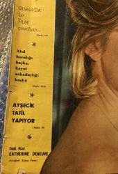 Ses Dergisi  21 Temmuz 1962  Sayı 35 Catherine Deneuve Kapaktadır AYŞECİK TATİL YAPIYOR Belgin Doruk Özdemir Birsel Ayfer Feray Ulvi Uraz Dinçer Sümer Dergi Mecmua 63 YILLIKTIR
