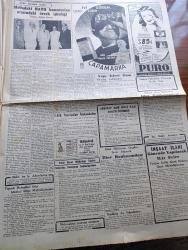 Cumhuriyet Gazetesi - 22 Eylül 1953 - Trakya'da Yapılacak Büyük Manevralar - Adalet Bakanı Osman Şevki Çiçekdağın Dünkü Tetkik Ve Ziyaretleri - Hasan Polatkan Amerika'daki Temaslarında Memnun Fotoğraf - Türk Basınının Büyük Kaybı Necmettin Sadak Vefat Etti - Kasım İşçiler İçin Doğum İstirahati 6 Haftadan 9 Haftaya Çıkarılacak - Beria'nın Rusya'dan Firar Edip Etmediği Belli Değil - Beyaz Köşkte Oturanlar Yazan Rikkat Köknar Yazı Dizisi - Surp Agop Hastanesi'nin Temeli Bugün Atılıyor - Tarihi Şahsiyetlerimizin Kıymetli Portreleri Yazan Haluk Y. Şehsuvaroğlu - 90 Bin Bıçak Yazan Burhan Felek Köşe Yazısı - Atom Silahlarının Yasal İlan Edilmesi - Beyoğluspor Selaniğe Gidiyor - Son Kahkaha Yazan Edison Marshall Yazı Dizisi - 1953 1954 Yunus Nadi Mükafatı En Güzel Hikaye Kısa Bir Yolculuk Yazan Mehmet Ekmekçi - Dünyanın 7 Garibesinden Biri Halikarnas Balıkçısı - Resimli Romanımız Bolo Paşa Vakası Yazan Pierre Gordeaux Yazı Dizisi - Pathe'nin Yeni Zaferi Sesli Sinemaya Makinesi