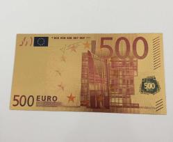 ALTIN VARAK EURO BANKNOT HATIRA PARA SETİ (7 ADET)