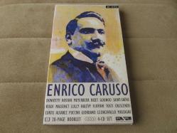 ENRICO CARUSO 20-PAGE BOOKLET 4-CD SET  - SIFIR AYARINDA DÖNEM BASKISI MÜZİK CDSİ