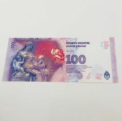 2004 ARJANTİN 100 PESOS KAĞIT PARASI  ÇİL