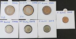 Türkiye Cumhuriyet 2009 Yılı 1 Lira Ters Düz/ 50/25/10/5/1 Kuruş Takım 8783