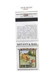 The Bull * MADE IN ENGLAND - BY BRYANT & MAY / Eski kibrit