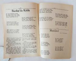 BURDUR Halkevi Dergisi, 19 Eylül 1939, Cilt: 1, Sayı: 8