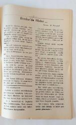 BURDUR Halkevi Dergisi, 19 Eylül 1939, Cilt: 1, Sayı: 8