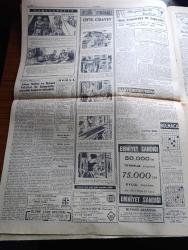 Cumhuriyet Gazetesi - 21 Haziran 1956 - Meclis Üç Bakan Sıtkı Yırcalı Hasan Polatkan Ve Fatin Rüştü Zorlu Suçsuz Gördü - Hariciye Vekili Fuat Köprülü'nün İstifasına Dair Dün Basına Verdiği Beyanat - Kıbrıs İçin Londra'dan Garanti Mi İstedik - Hilton'da Bir Yılda Neler Yenilmiş İçilmiş - Fenerbahçe Galatasaray Futbol Maçı - Rizeli Osman Kahya Ve Tevkif Edilmem - Karanlıkta Sesler Yazan Perihan Zorlu Yazı Dizisi - Rusya İle Yugoslavya Arasında İk Anlaşma - Cesaret Nedir Yazan Burhan Felek Köşe Yazısı- Melek Ve Sümer Sinemaları Boşaltıldı - Kazım İsmail Gürkan- Karacaoğlan Yazan Yaşar Kemal  Resimleyen Münif Fehim Yazı Dizisi - Resimli Romanımız Çifte Cinayet Yazan Pierre Gordeaux -- Mısır'da General Necib Dün Serbest Bırakıldı - Avrupalı Otelciler Vali Fahrettin Kerim Gökay İle Görüştü -  İstanbulspor Beykoz'u 2 1 Mağlup Etti - Futbolda Transfer Başlıyor - F.İ.F.A Kongresinden Dönen Tek Seçici Eşfak Aykaç Dedi Ki - Fenerbahçe Atletizm Takımı Antrenörü Reşad Erte - Piyale Makarnası