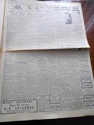 Cumhuriyet Gazetesi - 21 Haziran 1956 - Meclis Üç Bakan Sıtkı Yırcalı Hasan Polatkan Ve Fatin Rüştü Zorlu Suçsuz Gördü - Hariciye Vekili Fuat Köprülü'nün İstifasına Dair Dün Basına Verdiği Beyanat - Kıbrıs İçin Londra'dan Garanti Mi İstedik - Hilton'da Bir Yılda Neler Yenilmiş İçilmiş - Fenerbahçe Galatasaray Futbol Maçı - Rizeli Osman Kahya Ve Tevkif Edilmem - Karanlıkta Sesler Yazan Perihan Zorlu Yazı Dizisi - Rusya İle Yugoslavya Arasında İk Anlaşma - Cesaret Nedir Yazan Burhan Felek Köşe Yazısı- Melek Ve Sümer Sinemaları Boşaltıldı - Kazım İsmail Gürkan- Karacaoğlan Yazan Yaşar Kemal  Resimleyen Münif Fehim Yazı Dizisi - Resimli Romanımız Çifte Cinayet Yazan Pierre Gordeaux -- Mısır'da General Necib Dün Serbest Bırakıldı - Avrupalı Otelciler Vali Fahrettin Kerim Gökay İle Görüştü -  İstanbulspor Beykoz'u 2 1 Mağlup Etti - Futbolda Transfer Başlıyor - F.İ.F.A Kongresinden Dönen Tek Seçici Eşfak Aykaç Dedi Ki - Fenerbahçe Atletizm Takımı Antrenörü Reşad Erte - Piyale Makarnası