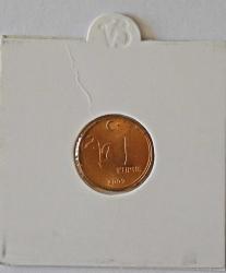 Türkiye Cumhuriyet 2009 Yılı 1 Kuruş  No 1016