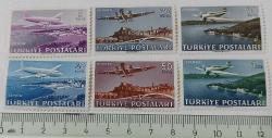 1949 UÇAK PULLARI TAM SERİSİ ORİJİNAL MNH 1Y1BBB1 2024 KATALOK DEĞERİ;625.00TL NADİR