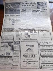 Cumhuriyet Gazetesi - 14 Aralık 1956 - NATO'da Kıbrıs İçin Sert Tartışmalar Oldu - Rusya Macaristana 3 Tümen Daha Gösterdi - İngiliz Dışişleri Bakanı Selwyn Lloyd NATO Bakanlar Konseyi Toplantısında Konuşurken Fotoğraf - Kaçakçılığa Karşı Cenub Hududlarımızda Bazı Köyler Tahliye Edilecek -  Reşat Nuri Güntekin'i Dün Toprağa Verdik Fotoğraf - İstanbul Halkı Binecek Nakil Vasıtası Bulamıyor Fotoğraf - Aşktan Da Üstün Yazan Elizabeth Gaskell Yazı Dizisi - Kıbrıs Ve NATO Yazan Ömer Sami Coşar Köşe Yazısı - Birkaç Fıkra Yazan Burhan Felek Köşe Yazısı - Akbank - Tarihin Tarihi İsmi Tarihe Geçen Hapishane Kaçkını Yazan Alain Decause - Ankara İstanbul Radyosu Programı - Fenerbahçe Atletizm Mevsimini Açtı - Beykoz Emniyeti 4 0 Yendi - İstanbullu Boksör Taki Ziyaris'in Münih'te ki Maçı - Fenerbahçe'nin Dünkü Antrenmanı - Vim Temizleyici