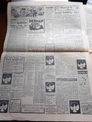 Cumhuriyet Gazetesi - 2 Mart 1956 - Yeni Bütçe Kanunu Dün Yürürlüğe Girdi - Türkiye Amerika Ordu Maçı Fotoğraf - Manyas Gölü Dün Taştı - Caz Şarkıcısı Celal İnce New York Radyosunda - İstifa Eden Subaylar Orduya Girebilecekler - Belediye İle Vilayet Dün Törenle Ayrıldı - Eisenhower Seçim Gezisi Yapmayacak - Çakırcalıyı Biz Öldürdük Yazan Yaşar Kemal Yazı Dizisi - Devlet Biziz Yazan Tarık Zafer Tunaya - Grace Kelly Avrupa'ya Gelmeye Hazırlanıyor - Türkiye İş Bankası - Harbiye Binası Yıktırılacak - Kızıl Çin 1 Erimizi Teslim Etti - Resimli Romanımız Çalınan Tabanca Yazan George Orwel - Sanayi Bataklığı Haliç - Bulmaca - Yaşar Kemal'in Bebek İsimli Uzun Hikayesi Fransızcaya Çevrildi - Perde Artisti Lale Oraloğlu Puro Tuvalet Sabunu Kullanıyor - Turgay Şeren Fotoğraf - Macar Futbolcular İstanbul'da - Güreş Federasyonu Başkanı Vehbi Emre Basın Toplantısı Yapacak - Opon Ağrı Kesici