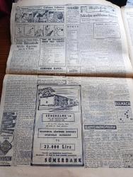 Cumhuriyet Gazetesi - 10 Mart 1956 - İzmir Nutku Üzerine Yazan Nadir Nadi Köşe Yazısı - Adnan Menderes İntizar Hilafına Dün İzmir'de Hiç Konuşmadı -  İngilizler Makarios'u Tevkif Edip Sürdüler - Ege Üniversitesi Açılışında Maarif Vekili Ahmed Özel Nutuk Söyledi - Mehmet Taşkesen Cemiyet İçin Tehlikelidir -  Ziya Termen Dün Demokrat Partiden Çekildi - Sarışın Bomba Marilyn Monroe Melek Sinemasında - Kırlangıç Yuvası Yazan Taylor Caldwell Yazı Dizisi - Çakırcalıyı Biz Öldürdük Yazan Yaşar Kemal Yazı Dizisi - Patrona Halil Hamamının İki Kubbesi Çöktü - Ses Sanatkarı Necla Öz Puro Tuvalet Sabunu Kullanıyor -  Prag Stalin'in Yeni Heykelini Ne Yapacağını Düşünüp Duruyor - Resimli Romanımız Çalınan Tabanca Yazan George Simenon - Şehir Tiyatroları Dram Kısmında Gizli Oturum Oyunu - Okuyucularla Başbaşa - Türkiye Hollanda Ordu Maçı Yarın Ankara'da Oynanıyor - Vefa Bugün Kasımpaşa İle Karşılaşıyor - Mehmet Ali Has Milli Kadrodan Çıkarılmak İsteniyor - Bugünkü Basketbol Maçları - Vita Yağ
