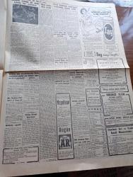 Cumhuriyet Gazetesi - 10 Ekim 1956 - Hürriyet Partisinin Lideri Fevzi Lütfi Karaosmanoğlu CHP'yi İtham Etti - Ticaret Bakanı Zeyyat Mandalinci Dün Gece Amerika'dan Geldi - Dinamo Takımı Fenerbahçe'nin Dolmabahçe Stadında Maçı Fotoğraf - Yunanlılar Sahillerimizdeki Bir Adayı Tahkim Etmeye Kalkıştılar - Kraliçe Süreyya Boşanmıyor - Memlekete Traktör Kaydıyla Giren Lüks Otomobil Fotoğraf- Ulubatlı Hasan Tatbikatı - Don Camillo'nun Küçük Alemi Yazan G. Guareschi Yazı Dizisi - Aşktan Da Üstün Yazan Elizabeth Gaskell Yazı Dizisi - Tramvaylar Tamamen Kaldırılmayacak - Oniki Adada Üsler Yazan Ömer Sami Coşar - Bir Haftada Sigara Bıraktıktan Hap - Rusya'da Çingeneler Kanun Dışı - Aslanları Durduran Adam Bu Akşam Lüks Sinemasında - Ankara İstanbul Radyosu Programı - Bulmaca - Napoleon Şan Sinemasında - Adalet İsrail'e Gidiyor - Beynelmilel Olimpiyat Komitesine Dört Türk Atletinin İsmi Verildi - Ekrem Koçak - Fahir Özgüder - Osman Coşgül