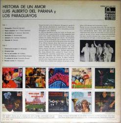 LUIS ALBERTO DEL PARANA y LOS PARAGUAYOS HISTORIA DE UN AMOR LP.