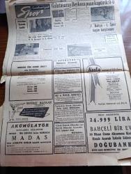 Cumhuriyet Gazetesi - 14 Nisan 1957 - Son 25 Yıldanberi Görülmemiş Kuraklık Tehlikesi - Türkiye Almanya Dostluğu İlerliyor - Adnan Menderes Tunus'a Gidecek - Tevfik İleri Vazifesine Başlıyor - Kıbrıs Meselesi Üzerinde Çalışmalar Devam Ediyor -  Oğuz Toktamış'ın Sahibi Olduğu Yeni Halk Gazetesi Dün Toplattırıldı -  İsmet İnönü Kasım Gülek'in Ratip Tahir Burak'a Yolladığı Telgraf -Moskova Patriği Aleksis Makarios'u Tebrik Etti - 50 Yıl Evvelki Kuleliden Hatıralar  Yazan Hasan Amca Yazı Dizisi - Kırkıncı Oda Yazan Peride Celal Yazı Dizisi -  Makarios'a İkinci Mektup Yazan Hasan Ali Yücel Köşe Yazısı Münir Nurettin Selçuk Londra'da Ameliyat Oldu - Ürdün Suriye Arasında Gerginlik -  -  Pe Re Ja Limon Kolonyası - Bulmaca -  Ümitsiz Saatler Filmi Atlas Sinemasında - Bir Sanayi Sitesi Kurulacak - Denizaltılarımızla 1500 Erin Katıldığı Tatbikat - Beden Terbiyesi Umum Müdürü Değişiyor Mu - Vildan Aşir Savaş - Ziya Ozan - Galatasaray Beykoz'a Puan Kaptırdı - Atletizm Sezonu Açıldı -