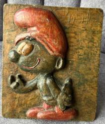 EL EMEĞİ OYMA AHŞAP ŞİRİNLER FİGÜRÜ.  KOLEKSİYONLUK NADİR . SOL ÜST KÖŞESİNDE MEHMET İMZASI MEVCUT