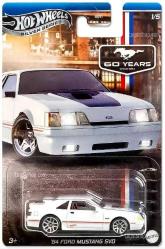 Hot Wheels Silver Series 2025 - Mustang 60 Years ('84 Ford Mustang SVO+'69 Ford Mustang Boss 302+'71 Ford Mustang Mach 1+'65 Ford Mustang 2+2 Fastback+'18 Ford Mustang RTR Spec 5)