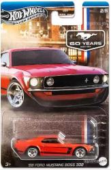 Hot Wheels Silver Series 2025 - Mustang 60 Years ('84 Ford Mustang SVO+'69 Ford Mustang Boss 302+'71 Ford Mustang Mach 1+'65 Ford Mustang 2+2 Fastback+'18 Ford Mustang RTR Spec 5)