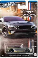 Hot Wheels Silver Series 2025 - Mustang 60 Years ('84 Ford Mustang SVO+'69 Ford Mustang Boss 302+'71 Ford Mustang Mach 1+'65 Ford Mustang 2+2 Fastback+'18 Ford Mustang RTR Spec 5)