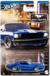 Hot Wheels Silver Series 2025 - Mustang 60 Years ('84 Ford Mustang SVO+'69 Ford Mustang Boss 302+'71 Ford Mustang Mach 1+'65 Ford Mustang 2+2 Fastback+'18 Ford Mustang RTR Spec 5)