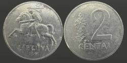 Litvanya 2 Centas 1991