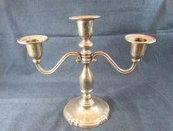 ViNTaGe AVRUPA  3 Lü GüMüŞ KAPLAMA ŞAMDAN......