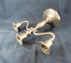 ViNTaGe AVRUPA  3 Lü GüMüŞ KAPLAMA ŞAMDAN......